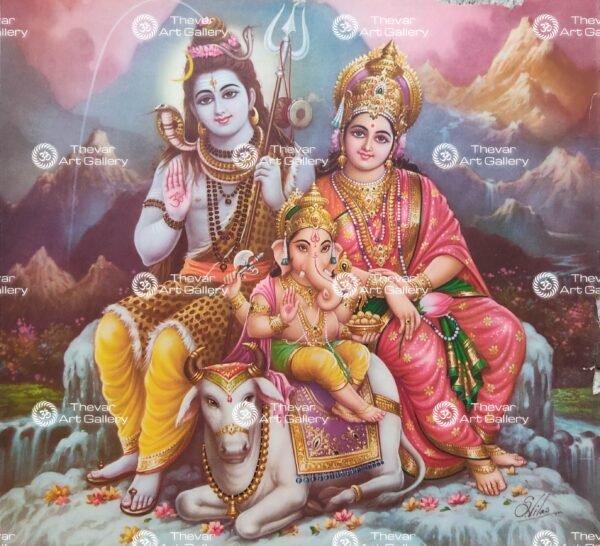 Shiva family | Shiva Parvati | Kangiten | Ganesha