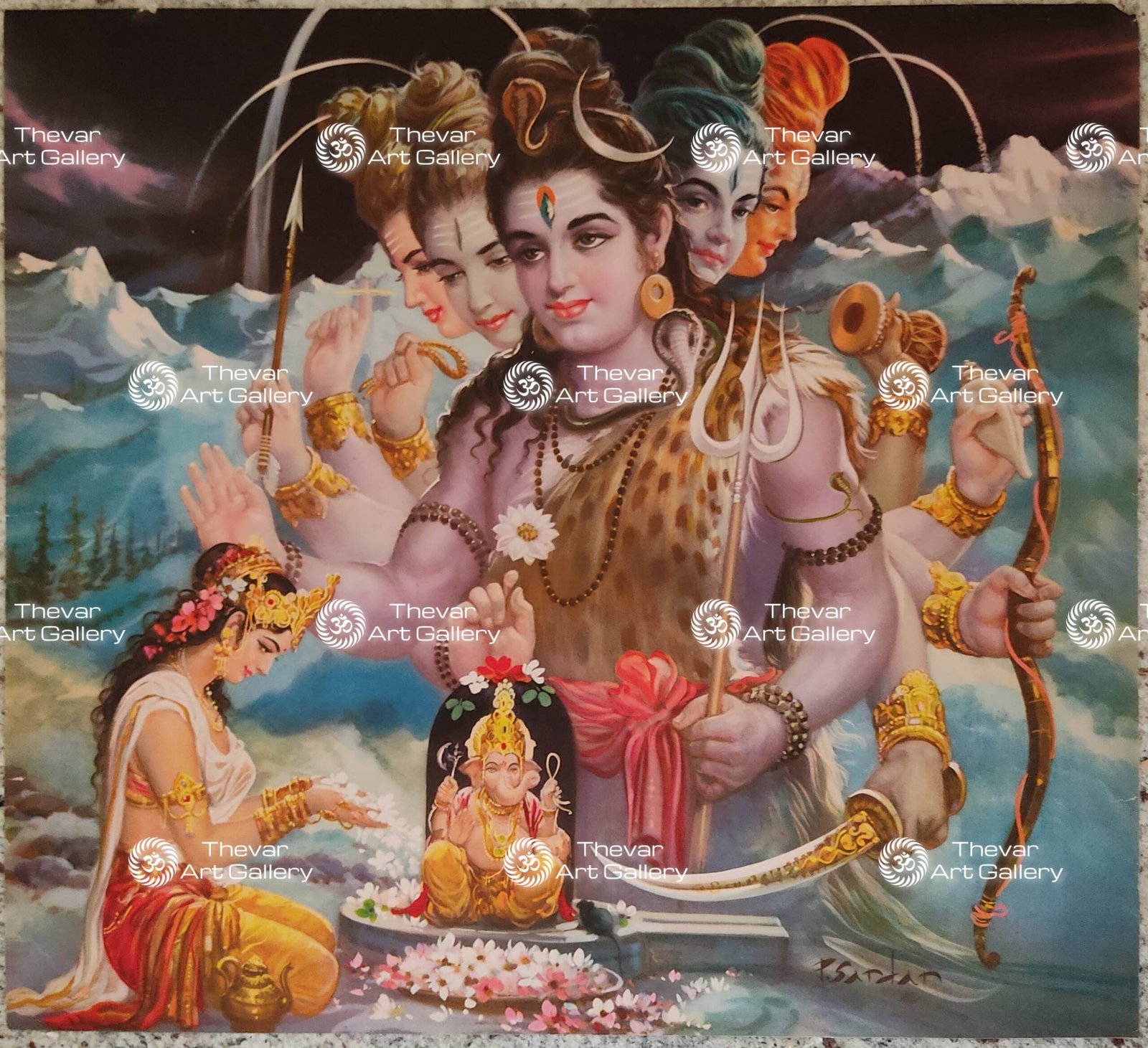 Shiva Linga Puja | Shiva Parvati
