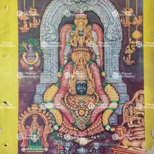 Artist Manivel antique vintage Print- Thevar art gallery