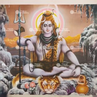 Artist L N.Sharma antique Vintage print - Thevar art gallery