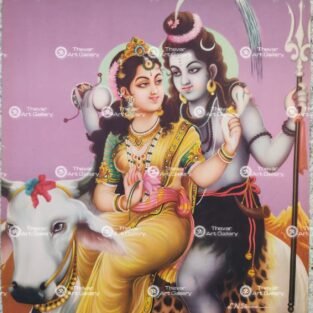 Artist L N.Sharma antique Vintage print - Thevar art gallery