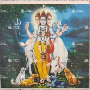 Artist Indrasharma Antique vintage print - Thevar art gallery