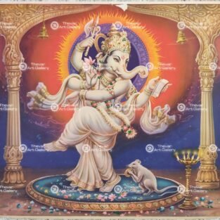 Artist Indrasharma Antique vintage print - Thevar art gallery