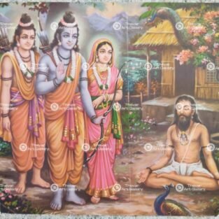 Artist Indrasharma Antique vintage print - Thevar art gallery