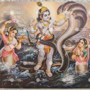 Artist Indrasharma Antique vintage print - Thevar art gallery