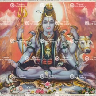 Artist Indra Sharma antique Vintage print - Thevar art gallery