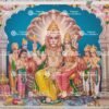Artist Indra Sharma antique Vintage print - Thevar art gallery