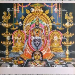 Artist M.Sreenivasen Antique vintage print - Thevar art gallery