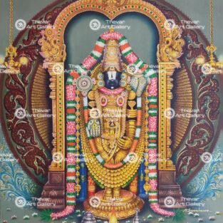 Artist M.Sreenivasen Antique vintage print - Thevar art gallery