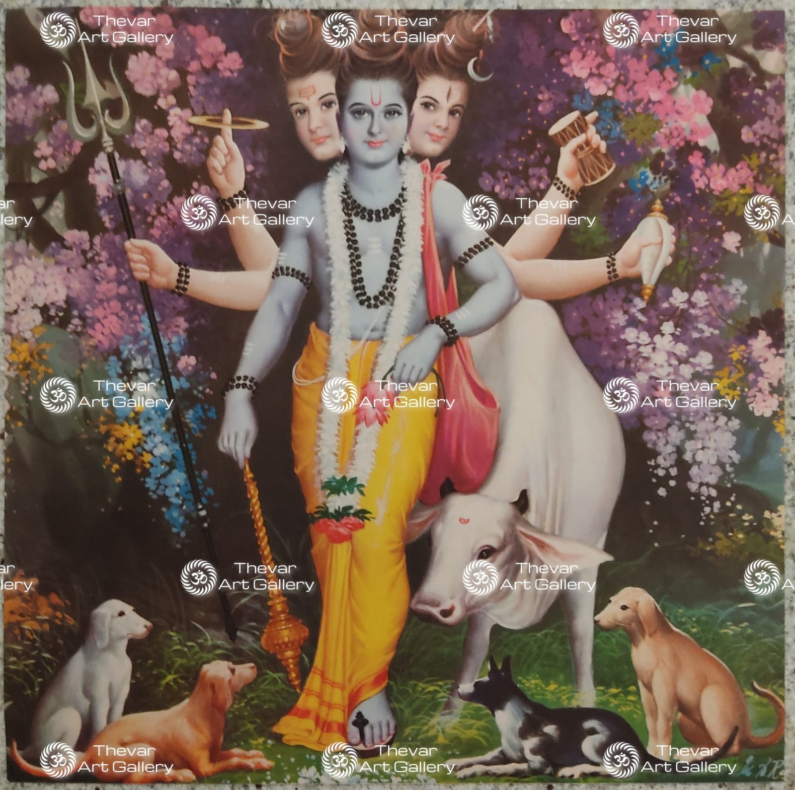 Artist M.D.Rawool antique Vintage print - Thevar art gallery