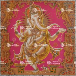 Artist Mr.Gondhalekhar antique Vintage print - Thevar art gallery