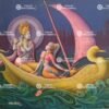Artist Nirmala antique Vintage print - Thevar art gallery
