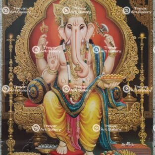 Artist Sapar Bros antique vintage paintings - Thevar art gallery