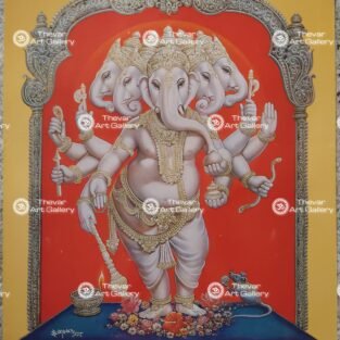 Artist Sapar Bros antique vintage paintings - Thevar art gallery