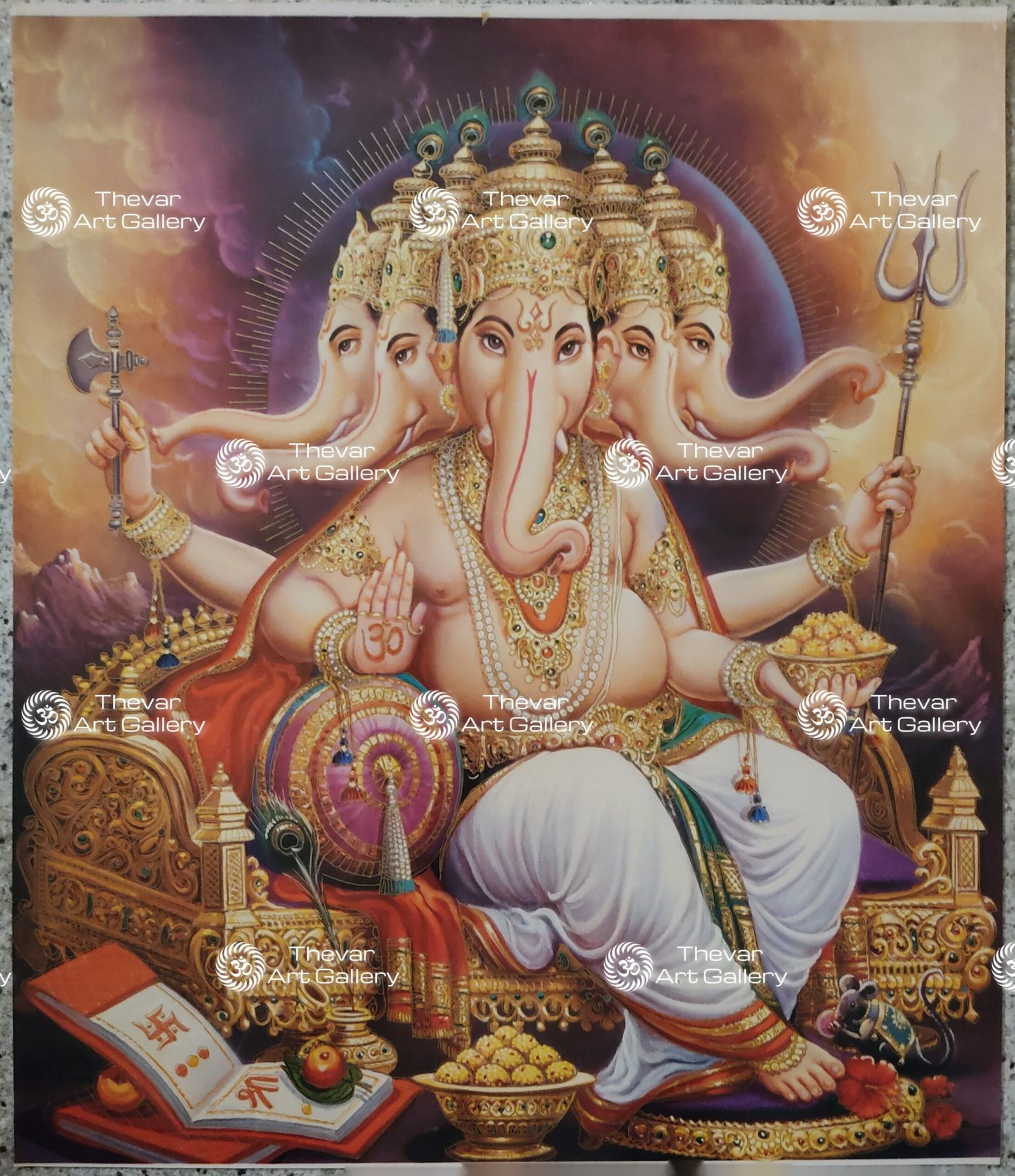 Artist Sapar Bros antique vintage paintings - Thevar art gallery