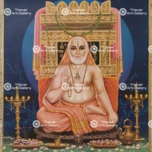 Artist Sapar Bros antique vintage paintings - Thevar art gallery