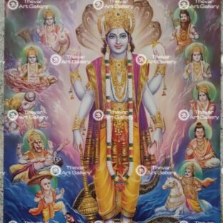 Artist Sapar Bros antique vintage paintings - Thevar art gallery