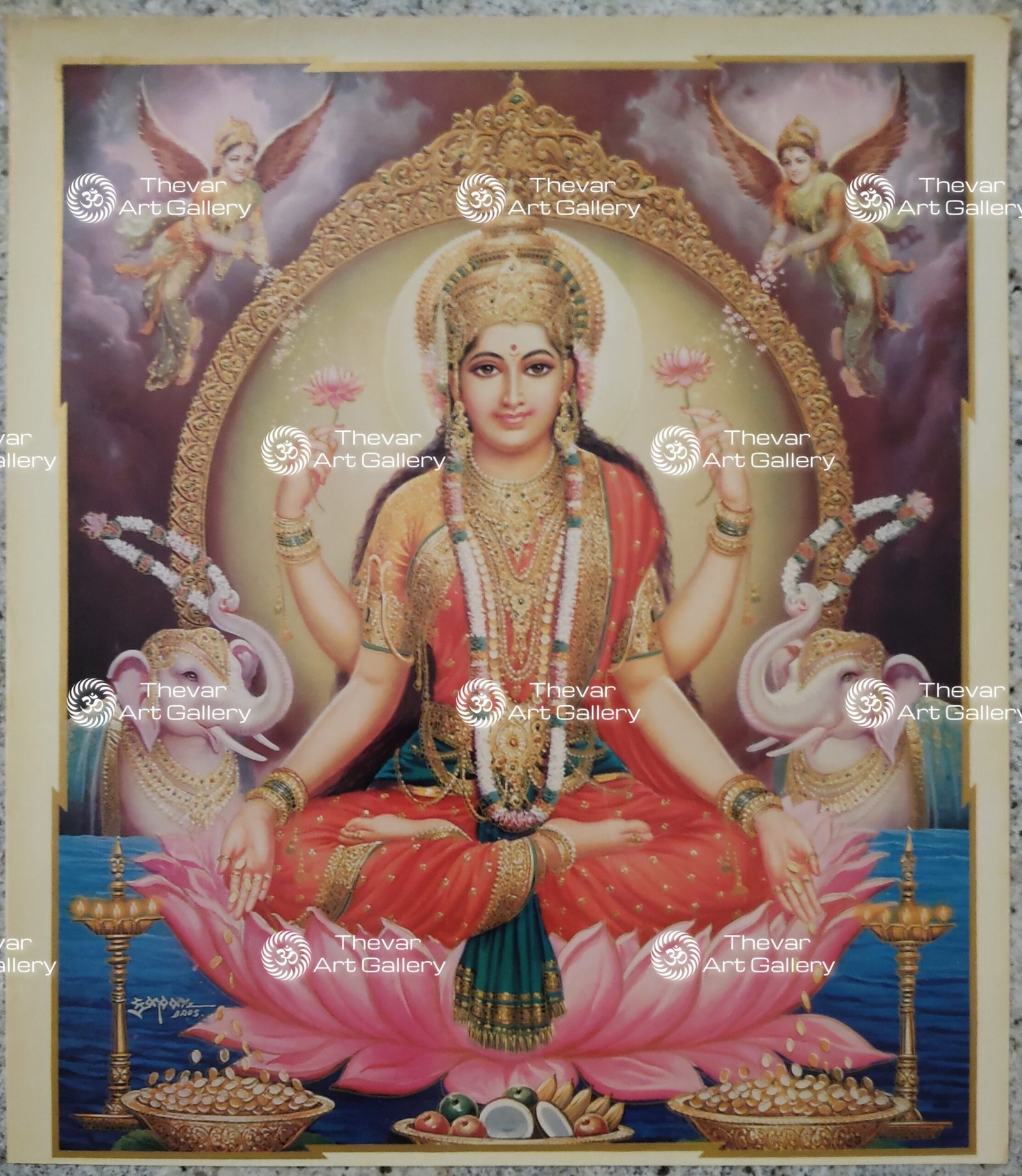 Artist Sapar Bros antique vintage paintings - Thevar art gallery