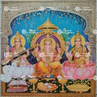 Artist Sapar Bros antique Vintage Print - Thevar art Gallery