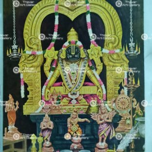 Artist Silpi antique Vintage Print - Thevar art Gallery