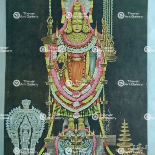 Artist Silpi antique Vintage Print - Thevar art Gallery