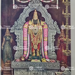 Artist Silpi antique Vintage Print - Thevar art Gallery