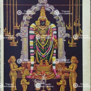 Artist Silpi antique Vintage Print - Thevar art Gallery