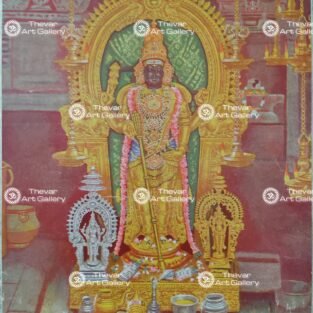 Artist Silpi antique Vintage Print - Thevar art Gallery