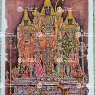 Artist Silpi antique Vintage Print - Thevar art Gallery
