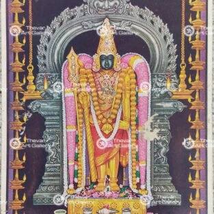 Artist Silpi antique Vintage Print - Thevar art Gallery