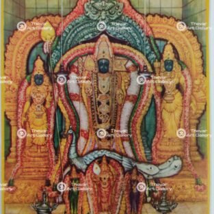 Artist Manivel antique Vintage Print - Thevar art Gallery