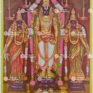 Artist Manivel antique Vintage Print - Thevar art Gallery