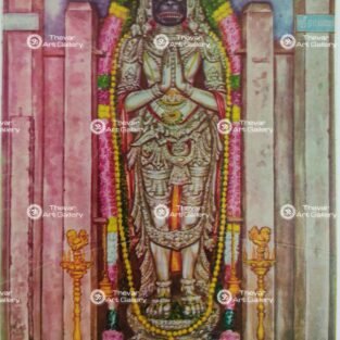 Artist Manivel antique Vintage Print - Thevar art Gallery