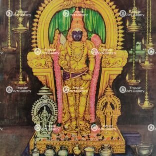 Artist Manivel antique Vintage Print - Thevar art Gallery