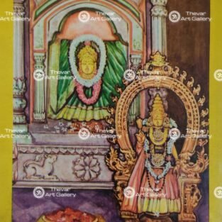 Artist Manivel antique Vinatge Print - Thevar art Gallery