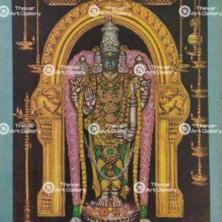 Artist Manivel antique Vinatge Print - Thevar art Gallery