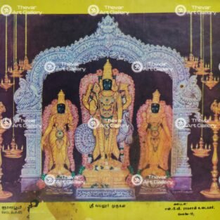 Artist Manivel antique Vinatge Print - Thevar art Gallery