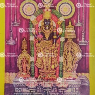 Artist Manivel antique Vintage Print - Thevar art Gallery