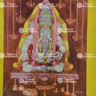 Artist Manivel antique Vinatge Print - Thevar art Gallery