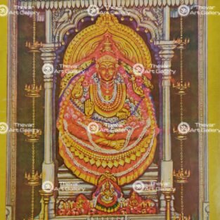 Artist Manivel antique Vintage Print - Thevar art Gallery