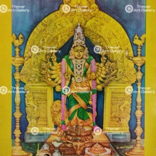 Artist Manivel antique Vintage Print - Thevar art Gallery