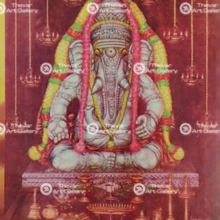 Artist Manivel antique Vintage Print - Thevar art Gallery