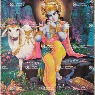 Artist S.Vilas antique Vintage print - Thevar art gallery