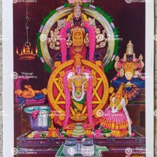 Artist Silpi antique Vintage print - Thevar art gallery