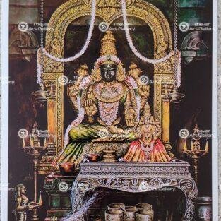 Artist Silpi antique Vintage print - Thevar art gallery