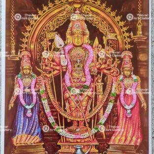 Artist Silpi antique Vintage print - Thevar art gallery