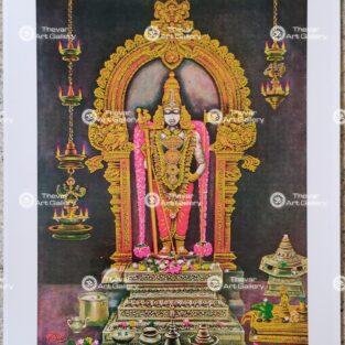 Artist Silpi antique Vintage print - Thevar art gallery