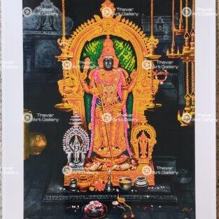 Artist Silpi antique Vintage print - Thevar art gallery