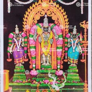 Artist Silpi antique Vintage print - Thevar art gallery