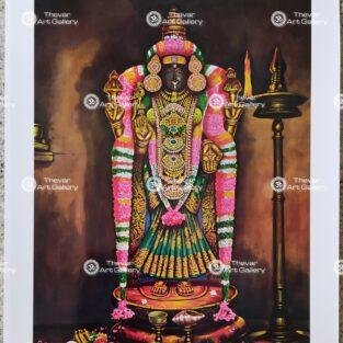 Artist Silpi antique Vintage print - Thevar art gallery